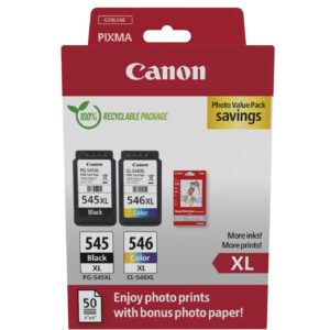 Canon PG-545XL/CL-546XL Photo Paper Valu