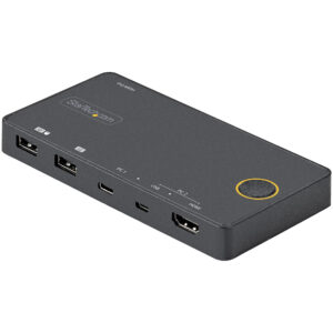 StarTech.com 2 Port Hybrid KVM Switch HD