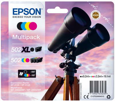 Epson 502XL Multipack - 4er-Pack - 19.1