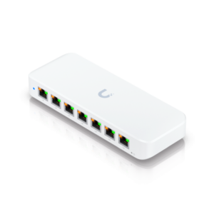 Ubiquiti Switch full managed Layer2 8 Port • 8x GbE • PoE Budget 202W • 7x PoE at • 1x PoE bt In • Desktop • Lüfterlos • UniFi • USW-Ultra-210W