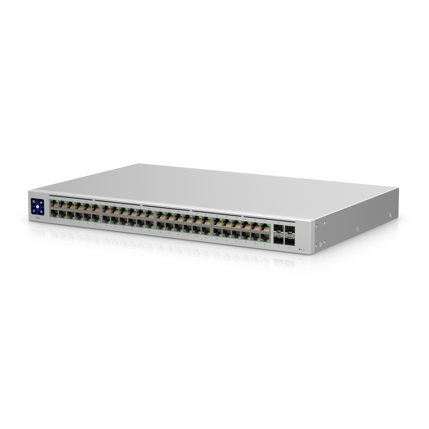 Ubiquiti Switch smart managed Layer2 52 Port • 48x GbE • 4x SFP • 19" • Lüfterlos • UniFi • USW-48