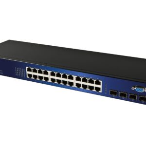 ALLNET Switch smart managed 24 Port Gigabit / 24x LAN / 4x SFP / Lüfterlos / 19" / "ALL-SG8428M"