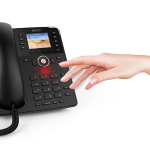 SNOM D735 VOIP Telefon (SIP) o. Netzteil, schwarz
