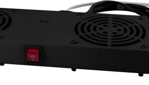 ALLNET 19"Wandgehäuse, zbh. Lüftereinheit, Schwarz, für SMB/SMC/SMA/SMH-Serie,