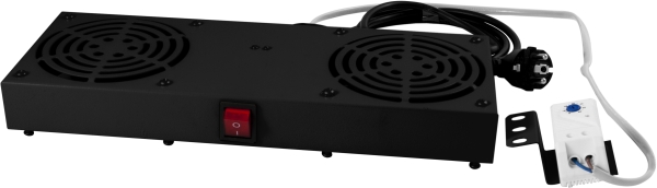 ALLNET 19"Wandgehäuse, zbh. Lüftereinheit, Schwarz, für SMB/SMC/SMA/SMH-Serie,