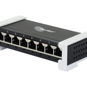 ALLNET Switch unmanaged Layer2 8 Port • 8x 1GbE • Lüfterlos • inkl. DIN-Halter
