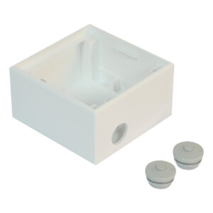 Shelly Zubehör / Aufputzgehäuse Single für Shelly Wall Switch, 45mm (für Shelly Socket)