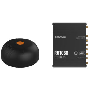 Teltonika · RUTC 50 5G Router & Poynting · A-MIMO-0004-V1-17 · Multifunktionsantenne BUNDLE