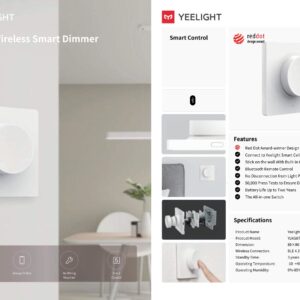 Yeelight Wireless Smart Dimmer – LED Produkt