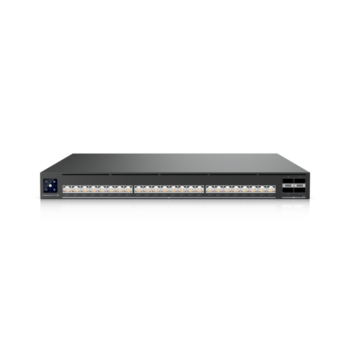 Ubiquiti AV Switch full managed Layer3 28 Port • 24x 10GbE • PoE Budget 2150W • 24x PoE bt • 4x QSFP28 • 19" • UniFi • EAV-24-PoE