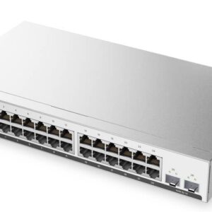 Zyxel Switch smart managed Layer2 26 Port • 24x 1 GbE • 2x SFP • 19" • Lüfterlos • NebulaFlex • GS1915-26V2