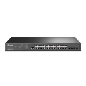 Omada by tp-link Switch full managed Layer2+ 28 Port • 24x 1 GbE • 4x SFP • 19" • Lüfterlos, Omada • SG3428