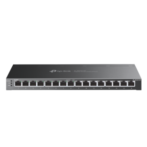 Omada by tp-link Switch full managed Layer2 16 Port • 16x 1 GbE • PoE Budget 120 Watt • 8x PoE at • 8x 1 GbE • Omada • SG2016P
