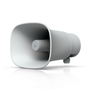 Ubiquiti UniFi Protect AI Horn Speaker • PoE+ • IP66 • white • UP-AI-Horn-Speaker-W
