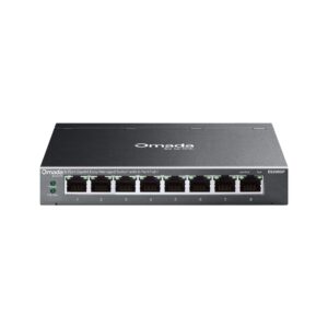 Omada by tp-link Switch easy managed 8 Port • 8x 1 GbE • PoE Budget 64 Watt • 8x PoE at • Lüfterlos, Omada • ES208GP