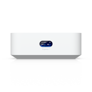 Ubiquiti Express 7 • UniFi OS Console • 2.3 Gbps IDS/IPS • 1x 10 GbE • 1x 2,5 GbE • 30+ Devices • WIFI7 • BE10600 • UX7