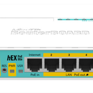MikroTik RouterBOARD RB750UPr2, hEX PoE lite, 5x 10/100, 4x POE, USB