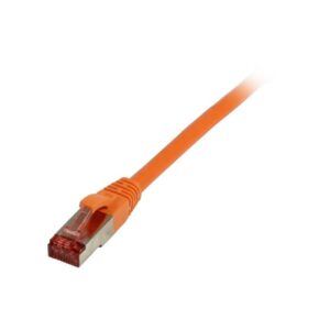 Patchkabel RJ45, CAT6 250Mhz, 2m orange, S-STP(S/FTP), TPE/LSZH(Superflex), Synergy 21,