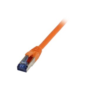 Patchkabel RJ45, CAT6A 500Mhz, 3m, orange, S-STP(S/FTP), TPE/LSZH(Superflex), AWG26, Synergy 21