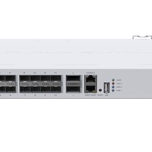 MikroTik Cloud Router Switch CRS326-24S+2Q+RM, 24x 10G SFP+, 2x 40G QSFP+, Rackmount