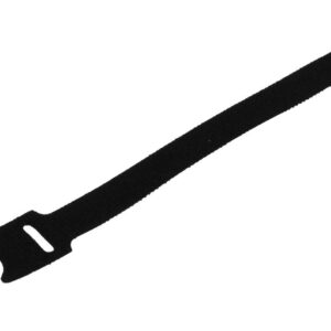 ALLNET 19"zbh. Kabelbinder klett, L150xB12mm, 20er Pack, Schwarz, Synergy 21