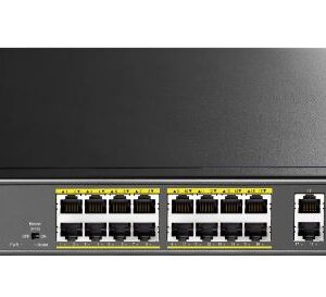 Cudy 16-Port Gigabit PoE+ Switch with 2 Uplink Gigabit Ports and 2 Gigabit SFP Slots 200W, GS1018PS2
