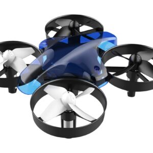 ALLNET Mini Drohne mit Fernbedienung ohne Kamera (Farbe blau)