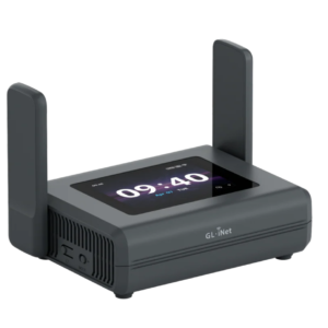 GL.iNet Wireless Travel Router WIFI7 • BE10000 • 2.5GbE LAN/WAN • Pocket-sized Router for Home and Travel / WiFi Client "OpenWRT" 2,8"Touch Display • S