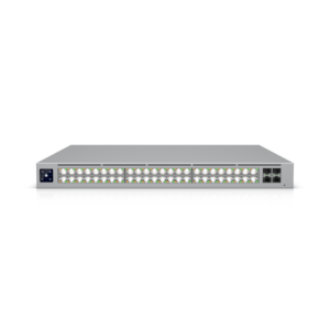Ubiquiti Switch full managed Layer3 52 Port • Stacking • 32x 10GbE • 16x 2,5GbE • PoE Budget 950W • 48x PoE bt • 4x SFP28 • 19" • UniFi • ECS-48S-PoE