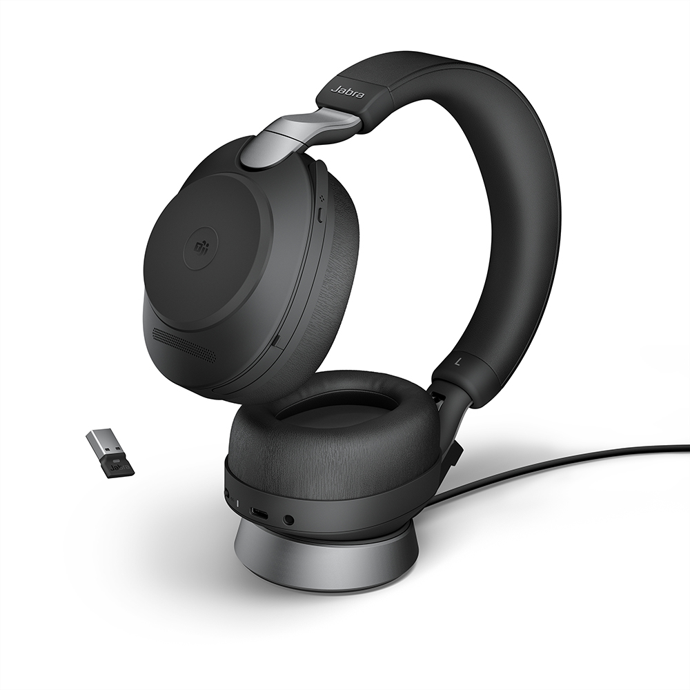 Jabra Evolve2 85 Link380/390a UC Stand Black