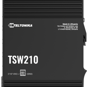 Teltonika · Switch · TSW210 · 8 Port Gigabit Industrial unmanaged Switch, 2 SFP