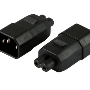Netzkabel 230V Adapter C14-Stecker -> C7-Buchse EURO8