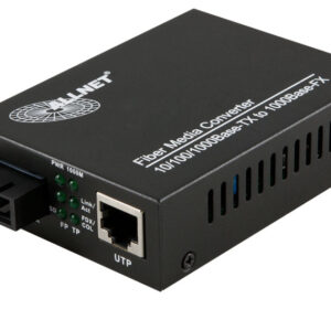 ALLNET Medienkonverter 10/100/1000BASE-T auf 1000BASE-LX Singlemode SC Anschluss 10km "ALL-MC105G-SC-SM"