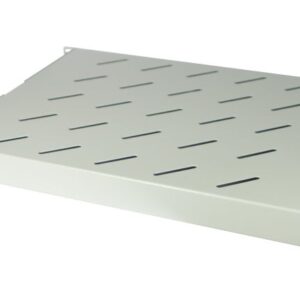 ALLNET 19"zbh. Fachboden fest, für 900mm Schrank tiefe, 1HE, Lichtgrau, t650-750mm,