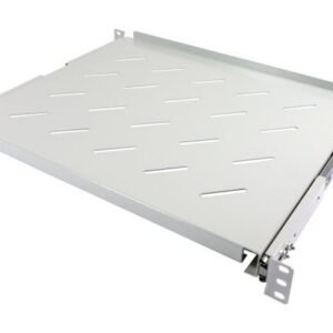 ALLNET 19"zbh. Fachboden ausziehbar, für 800mm Schrank tiefe, Lichtgrau, t550-650mm,
