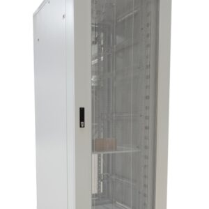 ALLNET 19"Schrank, 32HE, B800/T1000mm, perforierte Blechtüren, Lichtgrau, SNB-Serie,