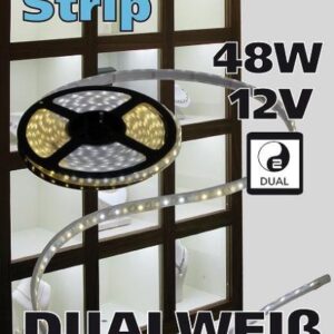 Synergy 21 LED Flex Strip 3528 - 120 DW (CCT) DC12V 48W pro Farbe IP20