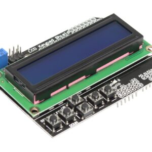 ALLNET 4duino Display Modul LCD1602 (blau) mit Tasten