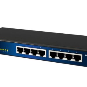 ALLNET Switch smart managed 8 Port Gigabit / 8x LAN / Lüfterlos / "ALL-SG8208M"