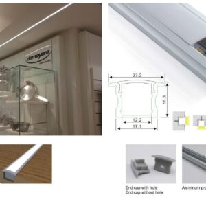 Synergy 21 LED U-Profil 200cm, ALU003