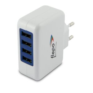 Flepo Netzteil USB 4-fach 100V/240V-4A