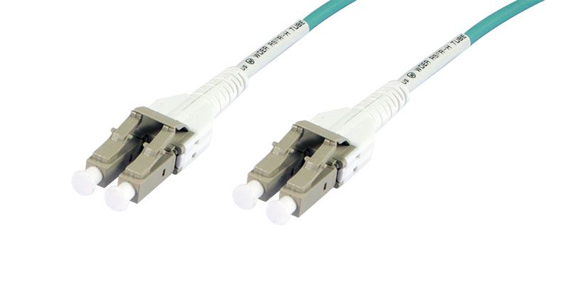 LWL-2-Faser-Patchk. 10mtr.LC-LC, 50/125um,OM3, Uniboot, AD=3mm, Synergy 21