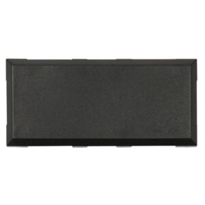 ALLNET Brick’R’knowledge Kunststoffschale 2x1 schwarz oben und unten 10ér Pack