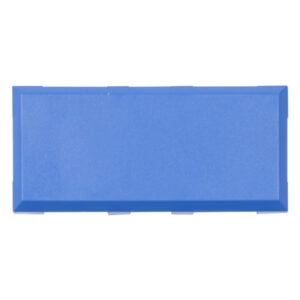 ALLNET Brick’R’knowledge Kunststoffschale 2x1 blau oben und unten 10er Pack