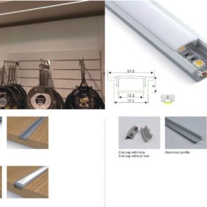 Synergy 21 LED U-Profil 200cm, ALU001-R