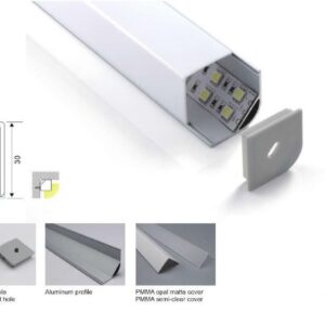 Synergy 21 LED U-Profil 200cm, ALU015-R