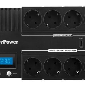CyberPower USV, BRICs-Serie, Line-Interactive, 700VA/420W, LCD, USB,
