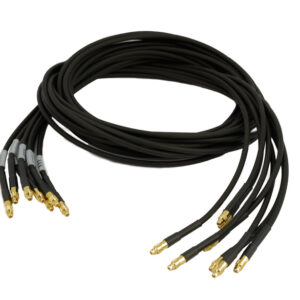 ALLDAQ zbh. ADQ-CR-MMCXM-MMCXM-8x-1m / 8 x Koaxialkabel von MMCX-Stecker auf MMCX-Stecker, Länge: 1m