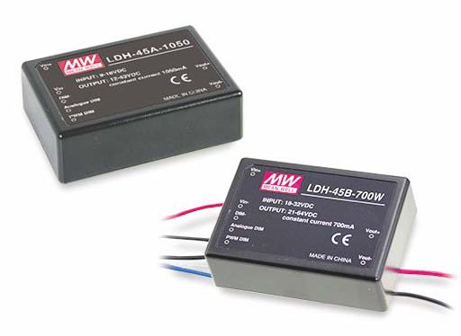 MEAN WELL Netzteil - CC Driver DC-DC step-up 350mA ~30W dimmable