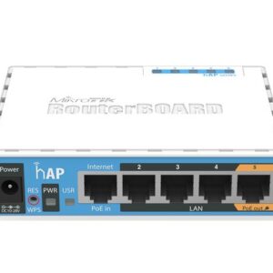 MikroTik home Access Point RB951Ui-2nD, hAP, 2.4 GHz, 5x 10/100, USB